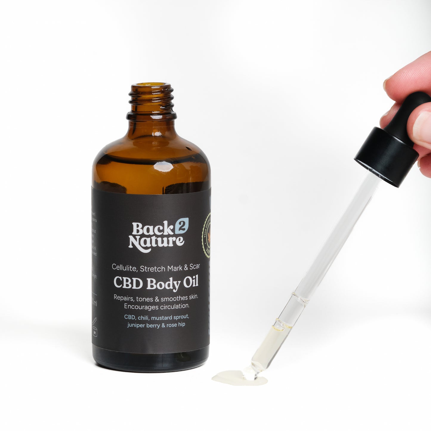 Cellulite, Stretch Mark & Scar CBD Body Oil, 100ml