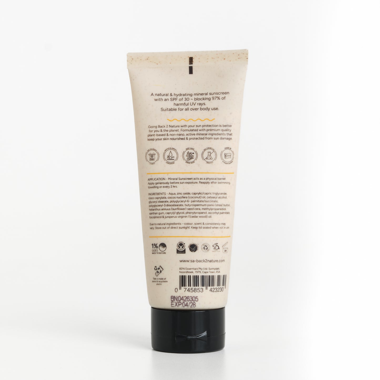 Körper ~ Mineralischer Sonnenschutz LSF 30, 100 ml