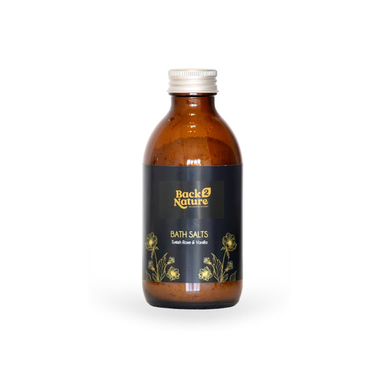 Turkish Rose & Vanilla Bath Salts 200ml