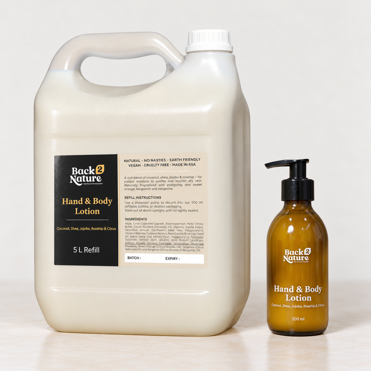Nature's Hand & Body Lotion, 5 L