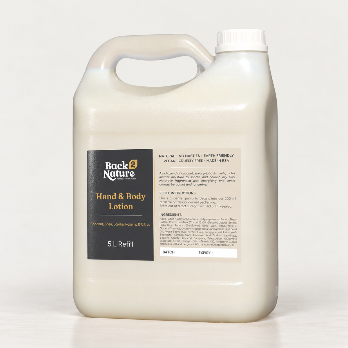 Nature's Hand & Body Lotion, 5 L