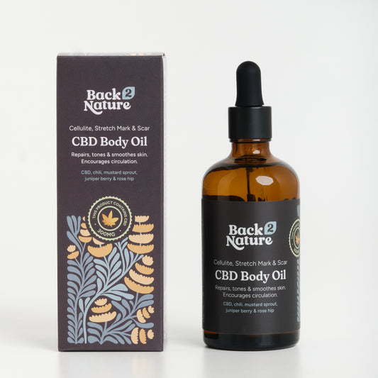 Cellulite, Stretch Mark & Scar CBD Body Oil, 100ml