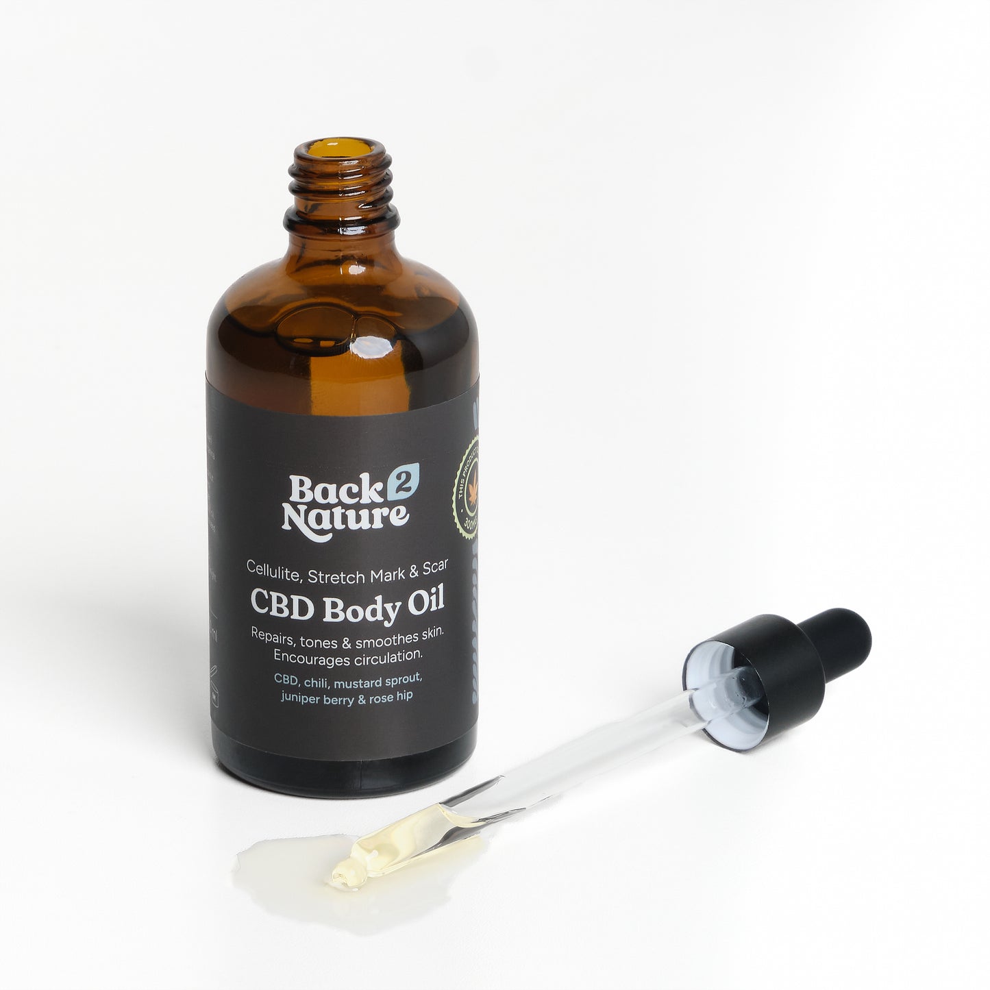 Cellulite, Stretch Mark & Scar CBD Body Oil, 100ml