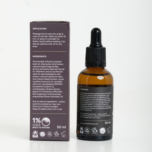 Growth & Scalp Care ~ CBD Hair Oil, 50ml