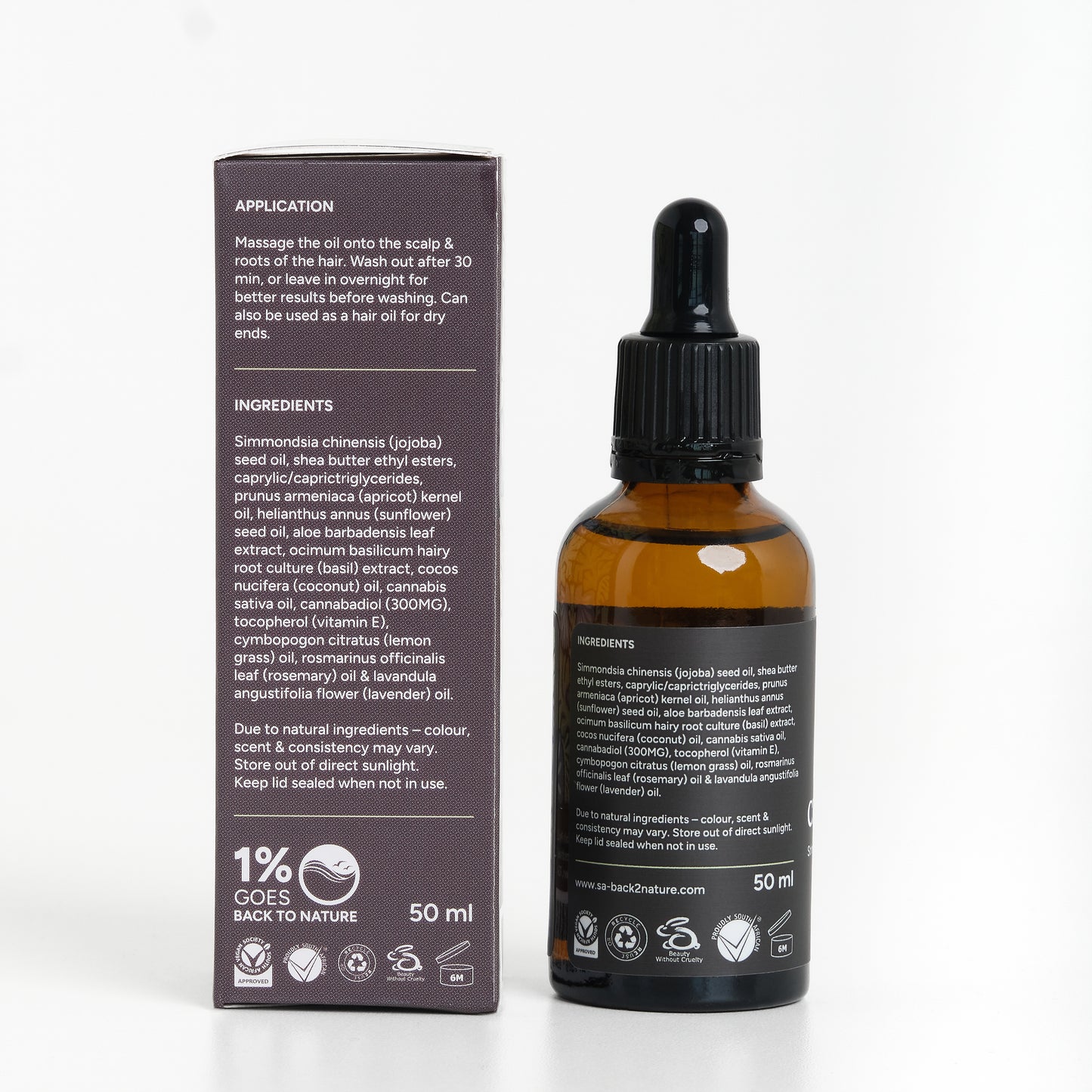 Growth & Scalp Care ~ CBD Hair Oil, 50ml