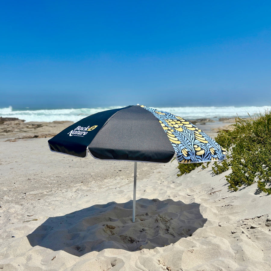 Brolly~Blue Beach Umbrella 2.0m