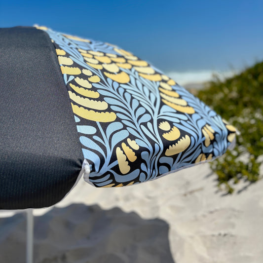 Brolly~Blue Beach Umbrella 2.0m