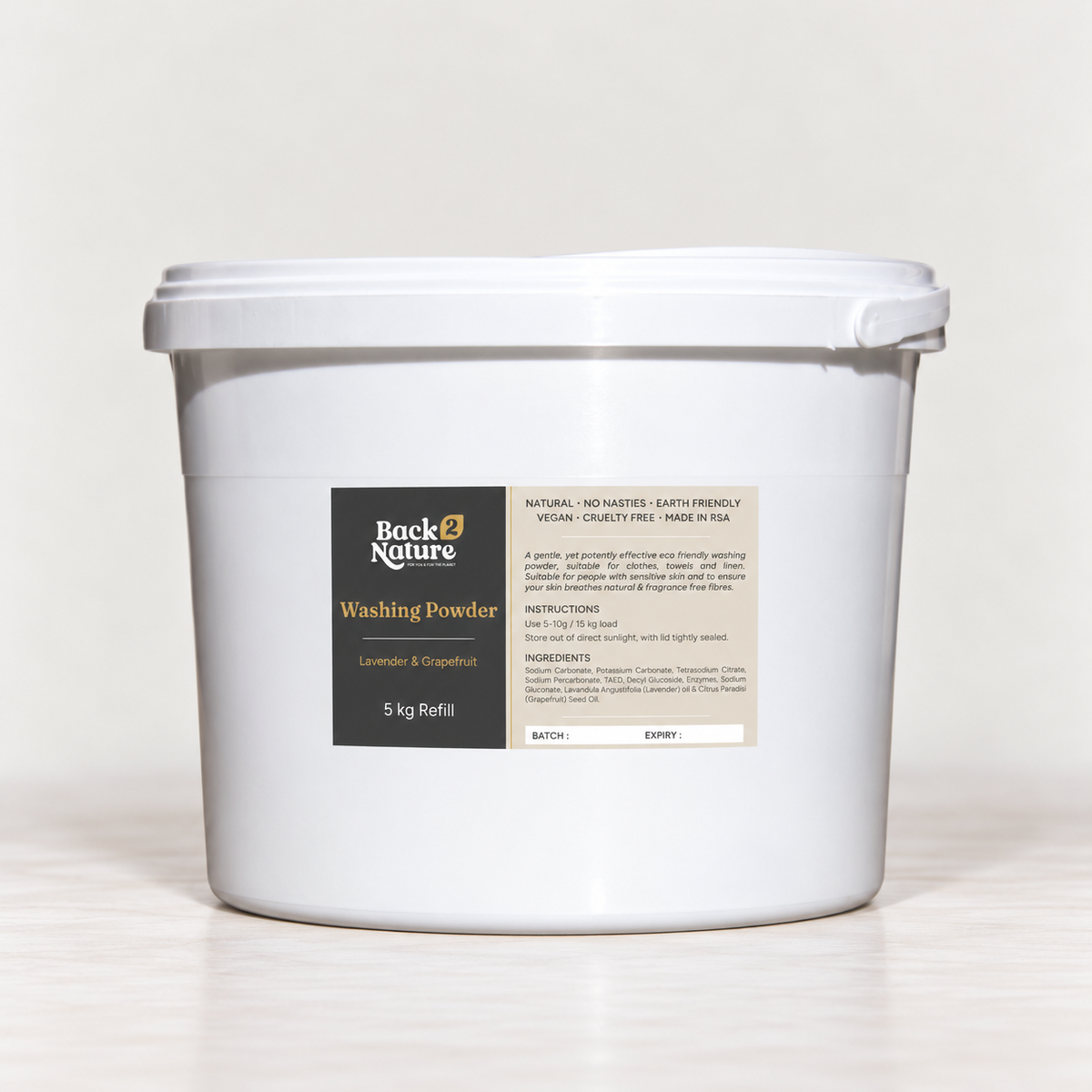 Biodegradable Laundry Powder, 5kg
